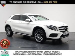 Used 2019 WHITE MERCEDES-BENZ GLA SUV 1.6 GLA180 AMG Line Edition SUV 5dr Petrol Manual Euro 6 (s/s) (122 ps) (reg. 2019-09-05) for sale in Stockport