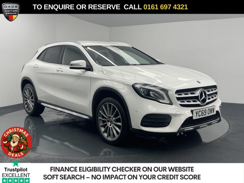 Used 2019 WHITE MERCEDES-BENZ GLA SUV 1.6 GLA200 AMG Line Edition SUV 5dr Petrol Manual Euro 6 (s/s) (156 ps) (reg. 2019-10-25) for sale in Manchester