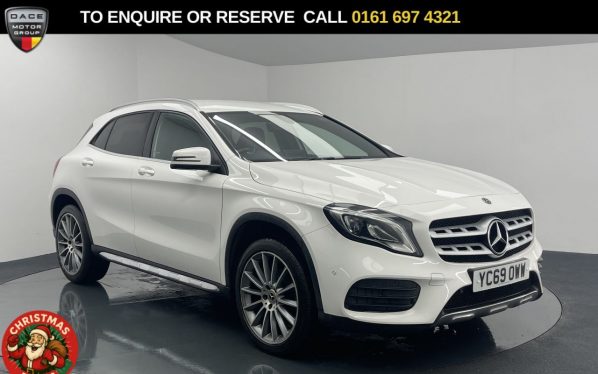 Used 2019 WHITE MERCEDES-BENZ GLA SUV 1.6 GLA200 AMG Line Edition SUV 5dr Petrol Manual Euro 6 (s/s) (156 ps) (reg. 2019-10-25) for sale in Manchester