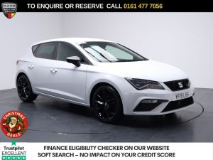 Used 2019 WHITE SEAT LEON Hatchback 1.5 TSI EVO FR Black Edition Hatchback 5dr Petrol Manual Euro 6 (s/s) (130 ps) (reg. 2019-08-23) for sale in Stockport