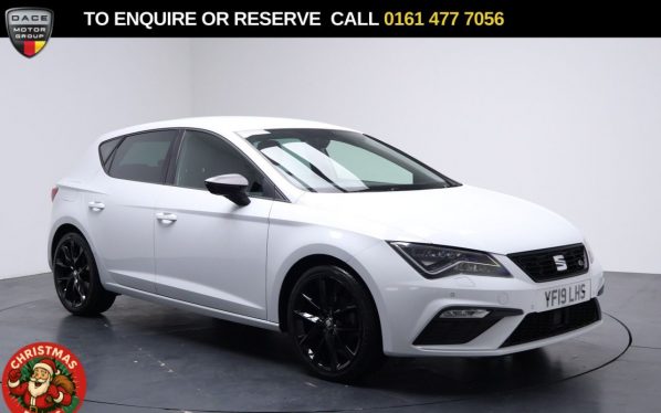 Used 2019 WHITE SEAT LEON Hatchback 1.5 TSI EVO FR Black Edition Hatchback 5dr Petrol Manual Euro 6 (s/s) (130 ps) (reg. 2019-08-23) for sale in Stockport