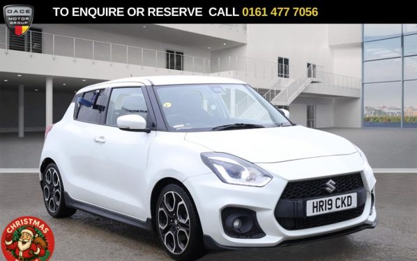 Used 2019 WHITE SUZUKI SWIFT Hatchback 1.4 Boosterjet Sport Hatchback 5dr Petrol Manual Euro 6 (s/s) (140 ps) (reg. 2019-07-29) for sale in Stockport