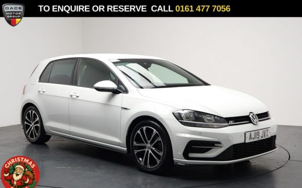 Used 2019 WHITE VOLKSWAGEN GOLF Hatchback 1.5 TSI EVO GPF R-Line Hatchback 5dr Petrol DSG Euro 6 (s/s) (150 ps) (reg. 2019-03-29) for sale in Stockport