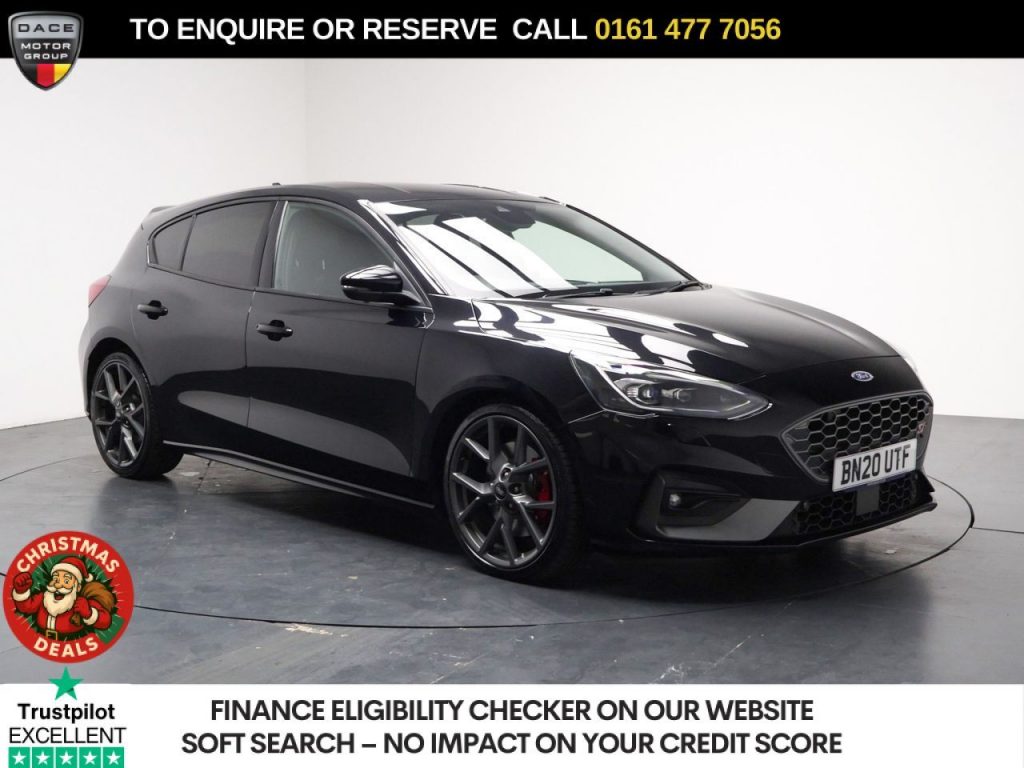 Used 2020 BLACK FORD FOCUS Hatchback 2.0 EcoBlue ST Hatchback 5dr Diesel Manual Euro 6 (s/s) (190 ps) (reg. 2020-03-17) for sale in Stockport