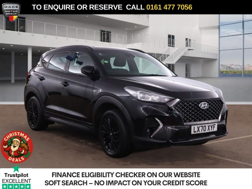 Used 2020 BLACK HYUNDAI TUCSON SUV 1.6 GDi N Line SUV 5dr Petrol Manual Euro 6 (s/s) (132 ps) (reg. 2020-09-20) for sale in Stockport