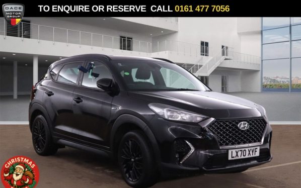 Used 2020 BLACK HYUNDAI TUCSON SUV 1.6 GDi N Line SUV 5dr Petrol Manual Euro 6 (s/s) (132 ps) (reg. 2020-09-20) for sale in Stockport