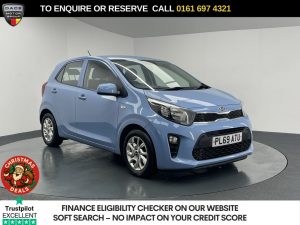 Used 2020 BLUE KIA PICANTO Hatchback 1.0 2 Hatchback 5dr Petrol Manual Euro 6 (s/s) (66 bhp) (reg. 2020-01-20) for sale in Manchester