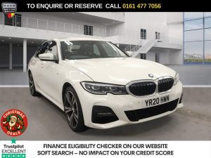 Used 2020 WHITE BMW 3 SERIES Saloon 2.0 330e 12kWh M Sport Saloon 4dr Petrol Plug-in Hybrid Auto Euro 6 (s/s) (292 ps) (reg. 2020-03-09) for sale in Stockport