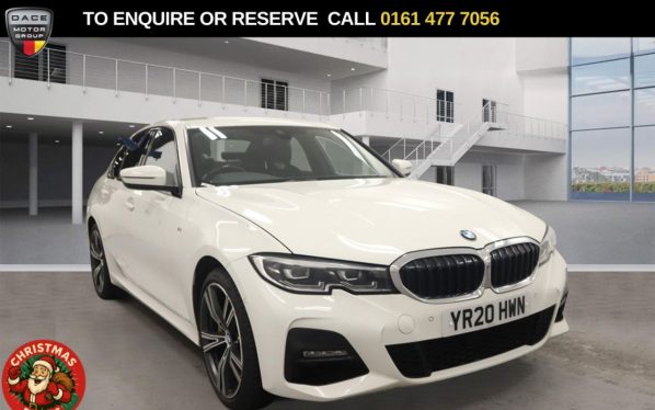 Used 2020 WHITE BMW 3 SERIES Saloon 2.0 330e 12kWh M Sport Saloon 4dr Petrol Plug-in Hybrid Auto Euro 6 (s/s) (292 ps) (reg. 2020-03-09) for sale in Stockport