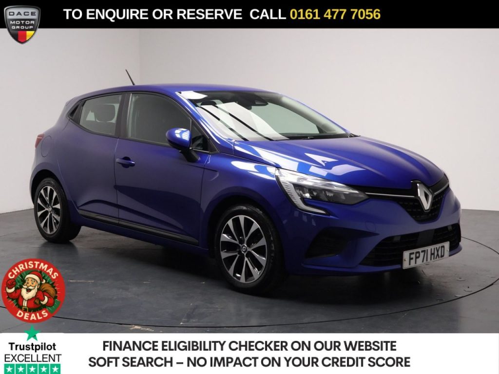Used 2021 BLUE RENAULT CLIO Hatchback 1.0 TCe Iconic Hatchback 5dr Petrol Manual Euro 6 (s/s) (90 ps) (reg. 2021-11-30) for sale in Stockport