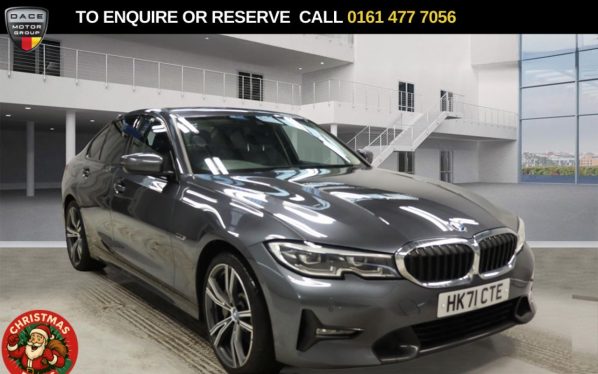 Used 2021 GREY BMW 3 SERIES Saloon 2.0 330e 12kWh Sport Pro Saloon 4dr Petrol Plug-in Hybrid Auto Euro 6 (s/s) (292 ps) (reg. 2021-11-15) for sale in Stockport