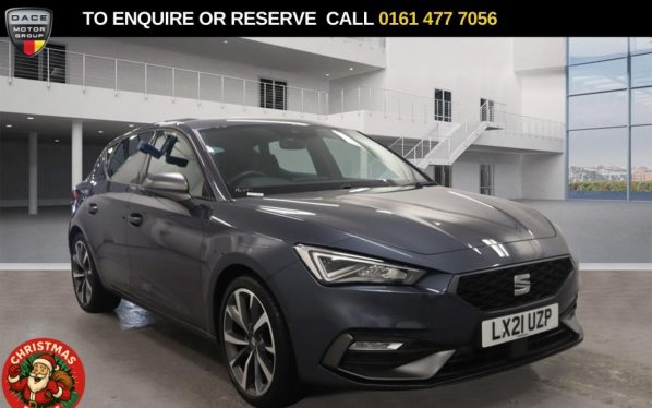 Used 2021 GREY SEAT LEON Hatchback 1.5 TSI EVO FR Sport Hatchback 5dr Petrol Manual Euro 6 (s/s) (130 ps) (reg. 2021-03-03) for sale in Stockport