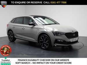 Used 2021 GREY SKODA SCALA Hatchback 1.0 TSI Monte Carlo Hatchback 5dr Petrol Manual Euro 6 (s/s) (110 ps) (reg. 2021-10-20) for sale in Stockport
