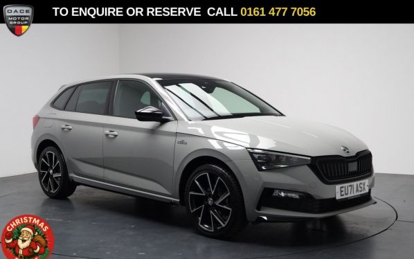 Used 2021 GREY SKODA SCALA Hatchback 1.0 TSI Monte Carlo Hatchback 5dr Petrol Manual Euro 6 (s/s) (110 ps) (reg. 2021-10-20) for sale in Stockport