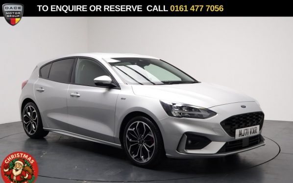 Used 2021 SILVER FORD FOCUS Hatchback 1.0T EcoBoost ST-Line X Edition Hatchback 5dr Petrol Manual Euro 6 (s/s) (125 ps) (reg. 2021-11-05) for sale in Stockport