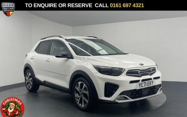 Used 2021 WHITE KIA STONIC SUV 1.0 T-GDi MHEV GT-Line SUV 5dr Petrol Hybrid Manual Euro 6 (s/s) (118 bhp) (reg. 2021-09-28) for sale in Manchester
