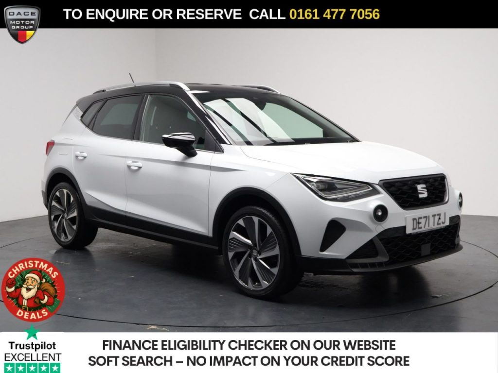 Used 2021 WHITE SEAT ARONA SUV 1.0 TSI FR Sport SUV 5dr Petrol Manual Euro 6 (s/s) (110 ps) (reg. 2021-10-12) for sale in Stockport