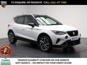 Used 2021 WHITE SEAT ARONA SUV 1.0 TSI FR Sport SUV 5dr Petrol Manual Euro 6 (s/s) (110 ps) (reg. 2021-10-12) for sale in Stockport