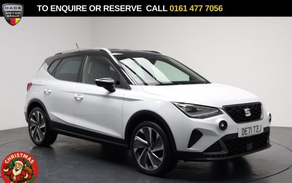 Used 2021 WHITE SEAT ARONA SUV 1.0 TSI FR Sport SUV 5dr Petrol Manual Euro 6 (s/s) (110 ps) (reg. 2021-10-12) for sale in Stockport