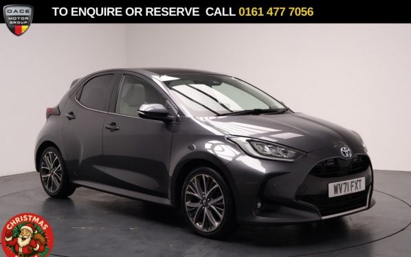 Used 2022 GREY TOYOTA YARIS Hatchback 1.5 VVT-h Excel Hatchback 5dr Petrol Hybrid E-CVT Euro 6 (s/s) (116 ps) (reg. 2022-01-10) for sale in Stockport