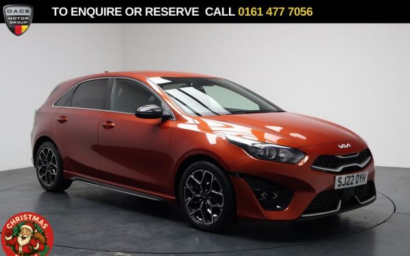 Used 2022 ORANGE KIA CEED Hatchback 1.5 T-GDi GT-Line Hatchback 5dr Petrol Manual Euro 6 (s/s) (158 bhp) (reg. 2022-03-02) for sale in Stockport
