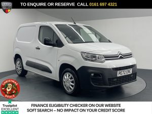 Used 2022 WHITE CITROEN BERLINGO PANEL VAN 1.5 BlueHDi 1000 Enterprise M Pro Panel Van 5dr Diesel Manual SWB Euro 6 (s/s) (100 ps) (reg. 2022-09-02) for sale in Manchester