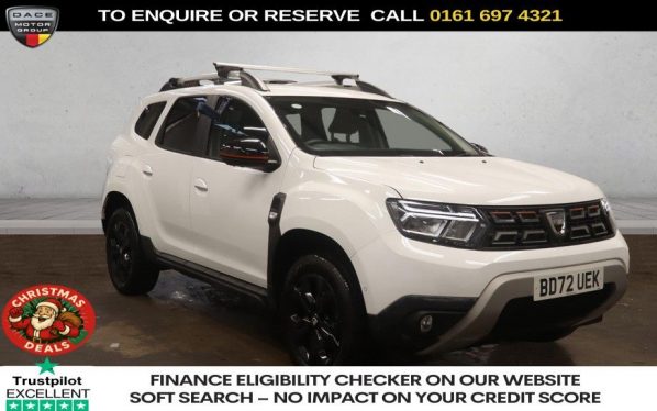 Used 2022 WHITE DACIA DUSTER SUV 1.3 TCe Extreme SE SUV 5dr Petrol Manual Euro 6 (s/s) (130 ps) (reg. 2022-10-31) for sale in Manchester