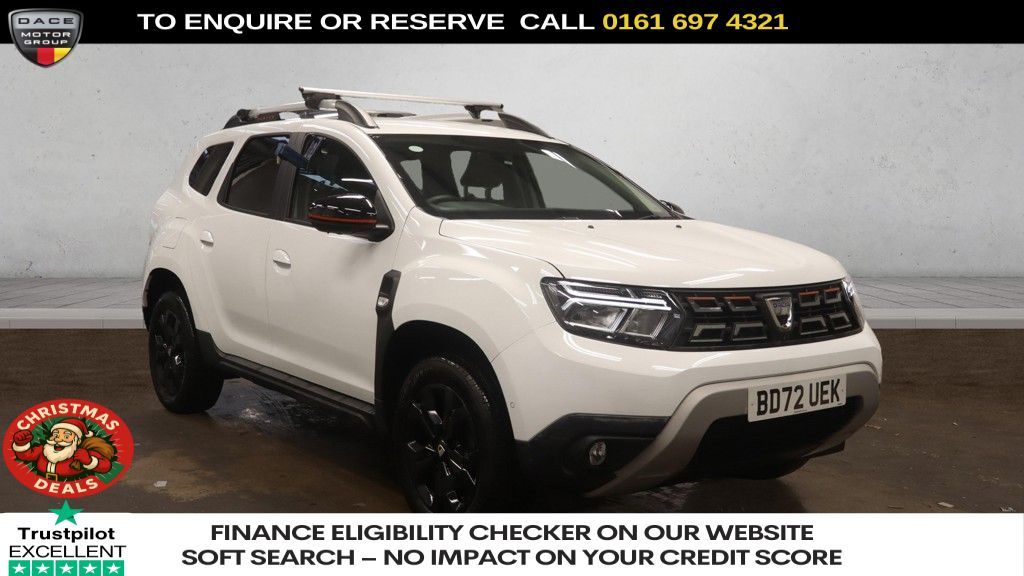 Used 2022 WHITE DACIA DUSTER SUV 1.3 TCe Extreme SE SUV 5dr Petrol Manual Euro 6 (s/s) (130 ps) (reg. 2022-10-31) for sale in Manchester