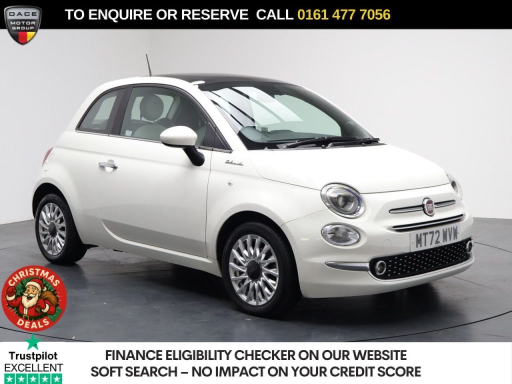 Used 2022 WHITE FIAT 500 Hatchback 1.0 MHEV Dolcevita Hatchback 3dr Petrol Manual Euro 6 (s/s) (70 bhp) (reg. 2022-10-31) for sale in Stockport