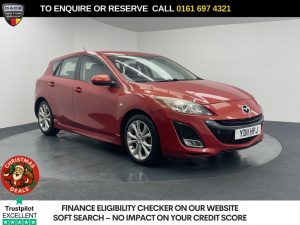 Used 2011 RED MAZDA MAZDA3 Hatchback 1.6 Takuya Hatchback 5dr Petrol Manual Euro 5 (105 ps) (reg. 2011-03-31) for sale in Manchester