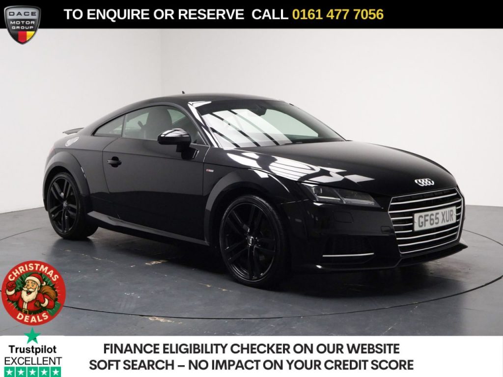 Used 2015 BLACK AUDI TT Coupe 2.0 TDI ultra S line Coupe 3dr Diesel Manual Euro 6 (s/s) (184 ps) (reg. 2015-11-26) for sale in Stockport