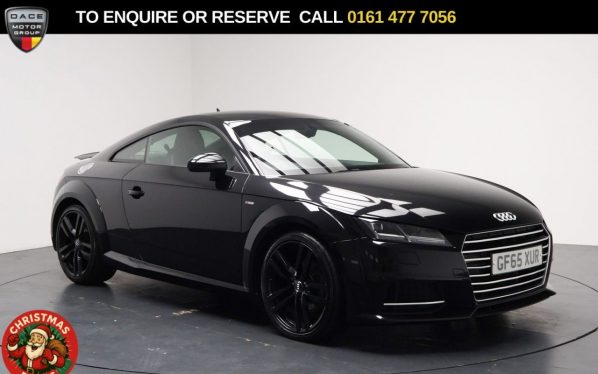 Used 2015 BLACK AUDI TT Coupe 2.0 TDI ultra S line Coupe 3dr Diesel Manual Euro 6 (s/s) (184 ps) (reg. 2015-11-26) for sale in Stockport