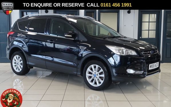 Used 2015 BLACK FORD KUGA SUV 2.0 TDCi Titanium SUV 5dr Diesel Manual 2WD Euro 6 (s/s) (150 ps) (reg. 2015-09-19) for sale in Manchester