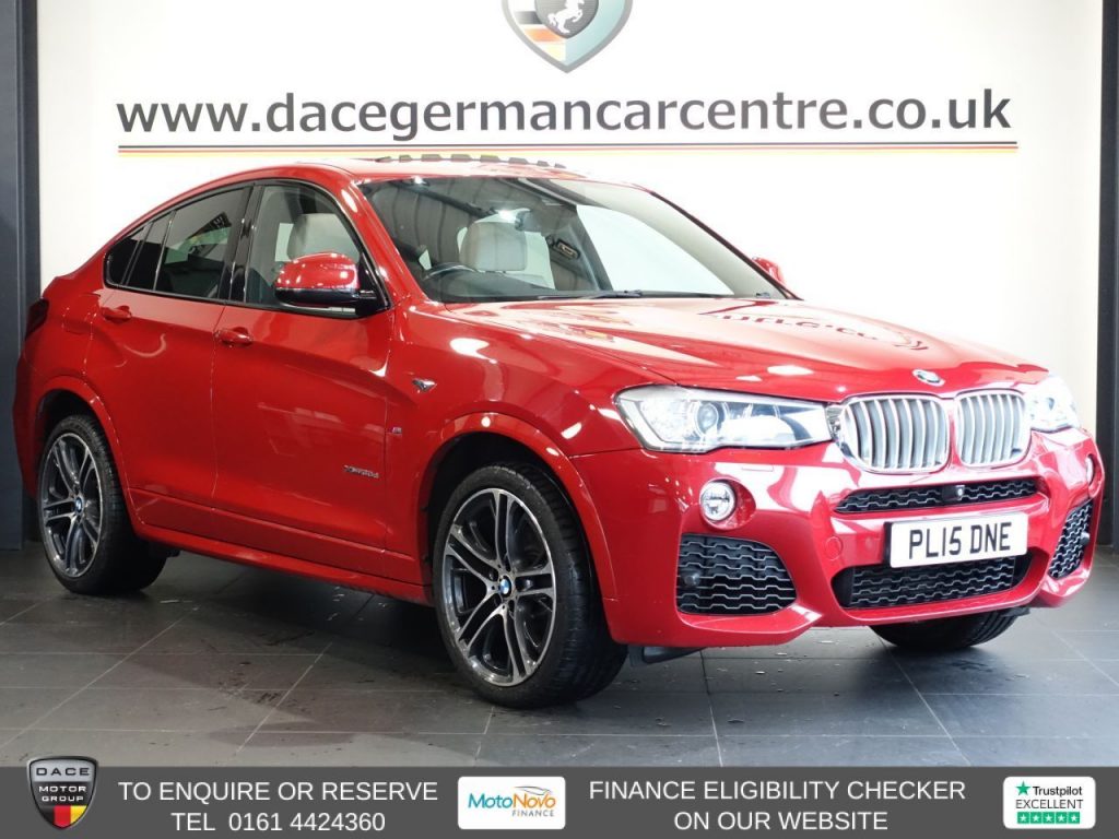 Used 2015 RED BMW X4 SUV 3.0 35d M Sport SUV 5dr Diesel Auto xDrive Euro 6 (s/s) (313 ps) £10K EXTRAS (reg. 2015-06-30) for sale in Altrincham