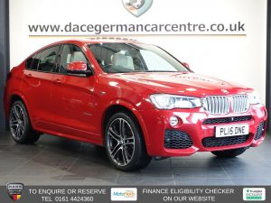 Used 2015 RED BMW X4 SUV 3.0 35d M Sport SUV 5dr Diesel Auto xDrive Euro 6 (s/s) (313 ps) £10K EXTRAS (reg. 2015-06-30) for sale in Altrincham