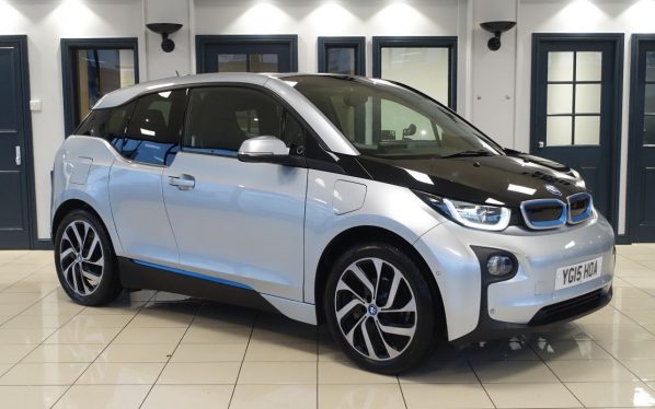 Used 2015 SILVER BMW I3 Hatchback Hatchback 5dr Petrol Plug-in Hybrid Auto Euro 6 (s/s) (Range Extender) (170 ps) (reg. 2015-03-31) for sale in Altrincham