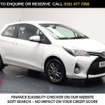 Used 2015 WHITE TOYOTA YARIS Hatchback 1.33 Dual VVT-i Icon Hatchback 3dr Petrol Manual Euro 5 Euro 5 (99 ps) (reg. 2015-03-05) for sale in Stockport