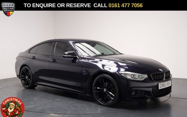 Used 2016 BLACK BMW 4 SERIES GRAN COUPE Hatchback 2.0 420d M Sport Hatchback 5dr Diesel Auto Euro 6 (s/s) (190 ps) (reg. 2016-09-17) for sale in Stockport