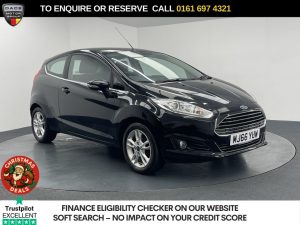 Used 2016 BLACK FORD FIESTA Hatchback 1.25 Zetec Hatchback 3dr Petrol Manual Euro 6 (82 ps) (reg. 2016-10-31) for sale in Manchester