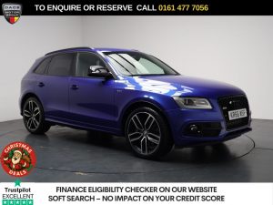 Used 2016 BLUE AUDI SQ5 SUV 3.0 BiTDI V6 Plus SUV 5dr Diesel Tiptronic quattro Euro 6 (s/s) (340 ps) (reg. 2016-12-31) for sale in Stockport