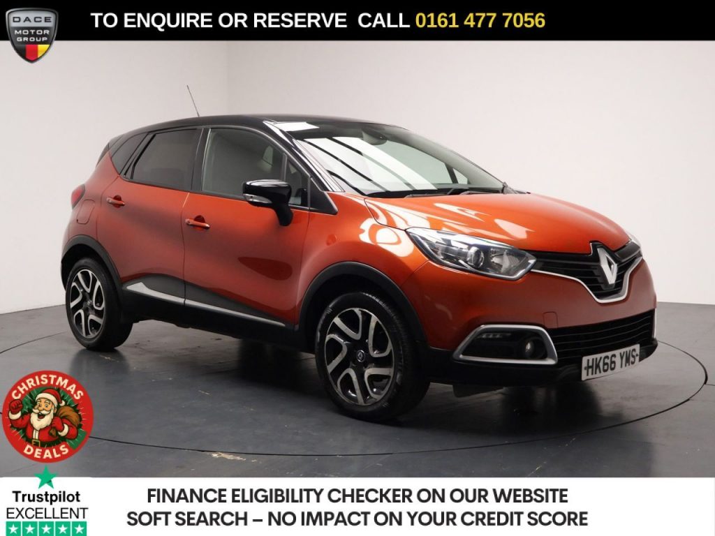 Used 2016 ORANGE RENAULT CAPTUR SUV 0.9 TCe ENERGY Dynamique S Nav SUV 5dr Petrol Manual Euro 6 (s/s) (90 ps) (reg. 2016-12-23) for sale in Stockport