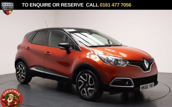 Used 2016 ORANGE RENAULT CAPTUR SUV 0.9 TCe ENERGY Dynamique S Nav SUV 5dr Petrol Manual Euro 6 (s/s) (90 ps) (reg. 2016-12-23) for sale in Stockport