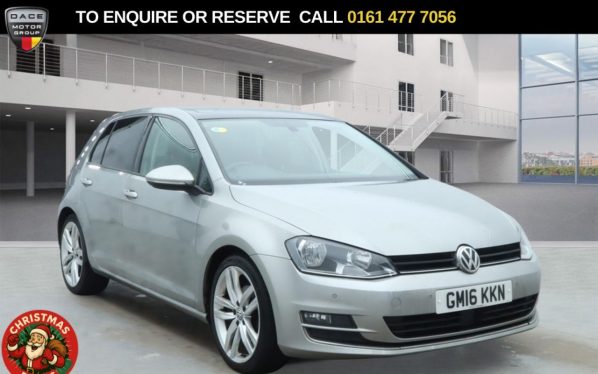 Used 2016 SILVER VOLKSWAGEN GOLF Hatchback 1.4 TSI BlueMotion Tech ACT GT Edition Hatchback 5dr Petrol DSG Euro 6 (s/s) (150 ps) (reg. 2016-06-16) for sale in Stockport