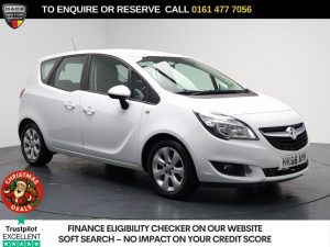 Used 2016 WHITE VAUXHALL MERIVA MPV 1.4i Life MPV 5dr Petrol Manual Euro 6 (100 ps) (reg. 2016-11-21) for sale in Stockport