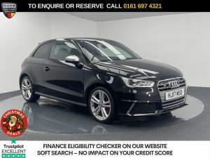 Used 2017 BLACK AUDI S1 Hatchback 2.0 TFSI Hatchback 3dr Petrol Manual quattro Euro 6 (s/s) (231 ps) (reg. 2017-03-24) for sale in Manchester