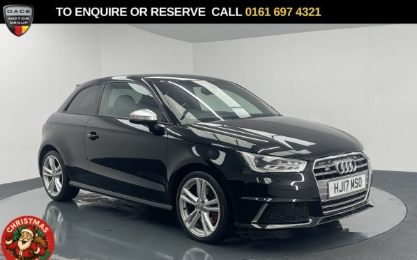 Used 2017 BLACK AUDI S1 Hatchback 2.0 TFSI Hatchback 3dr Petrol Manual quattro Euro 6 (s/s) (231 ps) (reg. 2017-03-24) for sale in Manchester