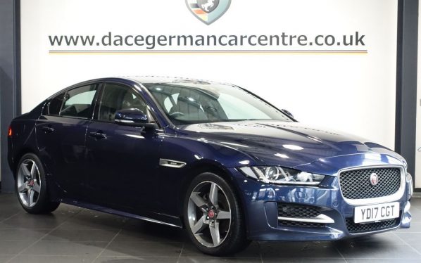 Used 2017 BLUE JAGUAR XE Saloon 2.0d R-Sport Saloon 4dr Diesel Auto Euro 6 (s/s) (180 ps) (reg. 2017-08-14) for sale in Altrincham