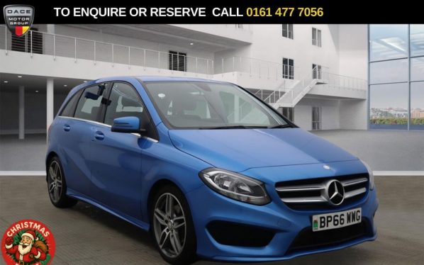 Used 2017 BLUE MERCEDES-BENZ B-CLASS MPV 2.1 B200d AMG Line MPV 5dr Diesel 7G-DCT Euro 6 (s/s) (136 ps) (reg. 2017-01-23) for sale in Stockport