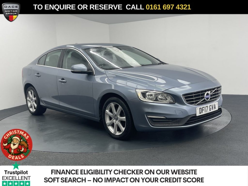 Used 2017 BLUE VOLVO S60 Saloon 2.0 D3 SE Nav Saloon 4dr Diesel Manual Euro 6 (s/s) (150 ps) (reg. 2017-06-09) for sale in Manchester