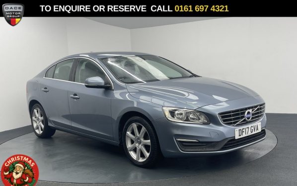 Used 2017 BLUE VOLVO S60 Saloon 2.0 D3 SE Nav Saloon 4dr Diesel Manual Euro 6 (s/s) (150 ps) (reg. 2017-06-09) for sale in Manchester